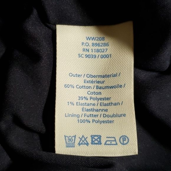 Boden Cordelia Ottoman Nautical Navy Blue Dress 6R - Picture 8 of 9